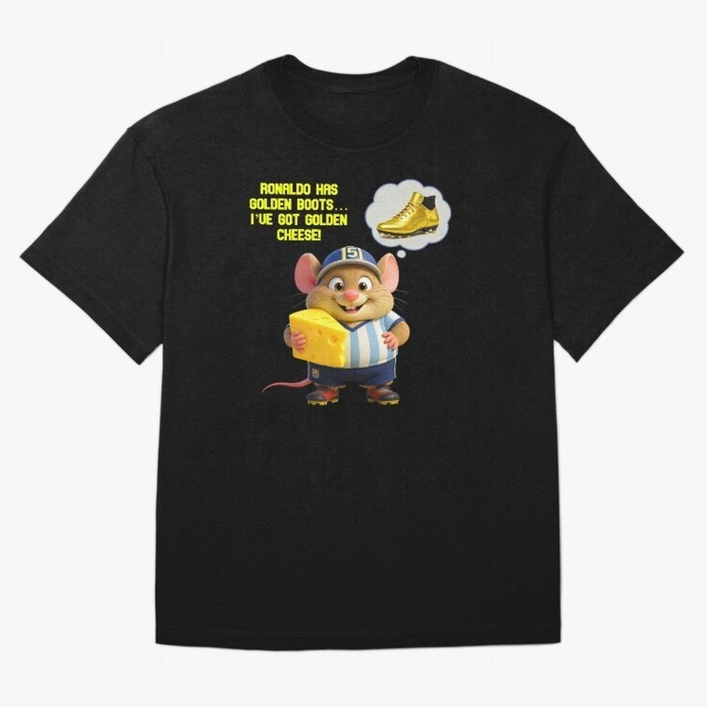 Zippy¡¯s Golden Cheese vs Ronaldo Oversized T-Shirt Join Supporters Worldwide for FIFA World Cup 2026 Group Stage for Fans of Mbappe and Neymar and England, France and Netherlands, Bringing Champion Mindset, Group Stage Buzz, Knockout Tension and