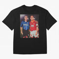 Clash of Class. Francesco Totti and Ronaldo Nazario sometime in the 90s. Oversized T-Shirt Back Your Heroes with FIFA World Cup 2026 for Fans of Cristiano Ronaldo, Haaland and CR7 and France, Bringing Stadium Memories, Football Loyalty,