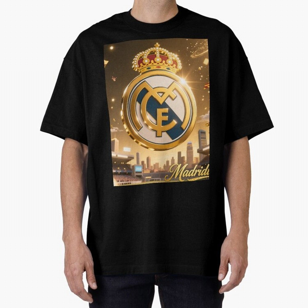 Madridistas Oversized T-Shirt Feel the Heartbeat of FIFA World Cup 2026 Group Stage for Fans of Messi and Cristiano Ronaldo and England, France and Netherlands, Bringing Tournament Hype, Historic Matchups, Family Viewing Parties and Global Sports
