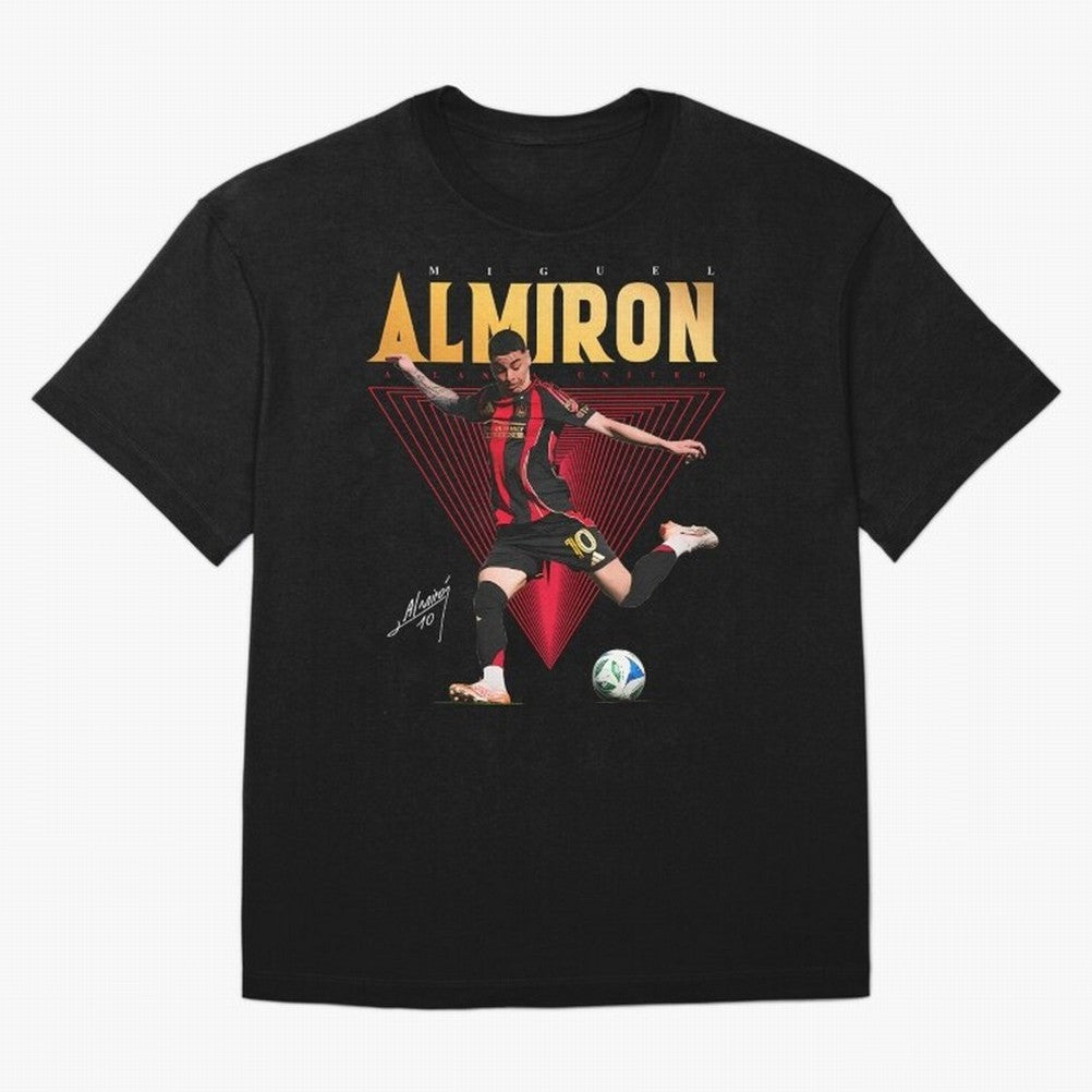 Miguel Almiron Atlanta United FC Oversized T-Shirt Celebrate Global Passion for FIFA World Cup 2026 Group Stage Featuring Neymar, Argentina and Brazil Energy, Stadium Memories, Football Loyalty, International Chants and Championship Tradition;
