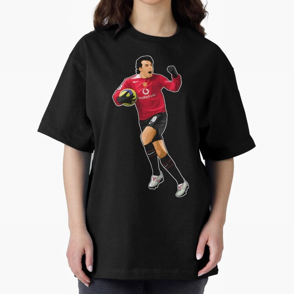 Ruud Van Nistelrooy #10 Scooring Goals Oversized T-Shirt Bring Supporter Culture to Match Day Hype around FIFA World Cup 2026 USA Canada Mexico, Neymar, Haaland and Cristiano Ronaldo, France, Classic Soccer Heritage, Championship Pressure, Fan