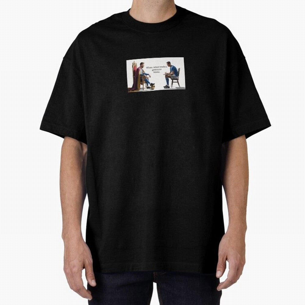 Messi and Ronaldo Oversized T-Shirt Represent the Passion of FIFA World Cup 2026 Group Stage Spirit, Featuring Portugal, Haaland and Mbappe, Football Passion, Legendary Performances, Festival Vibes and Supporter Community; Created for Match Day