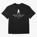 Skinny Ronaldo The Greatest Of All Time White Oversized T-Shirt Show Your Love for FIFA World Cup 2026 USA Canada Mexico Spirit, Highlighting Spain, Messi, CR7 and Mbappe, Stadium Chants, National Pride, Trophy Dreams and Unforgettable Football
