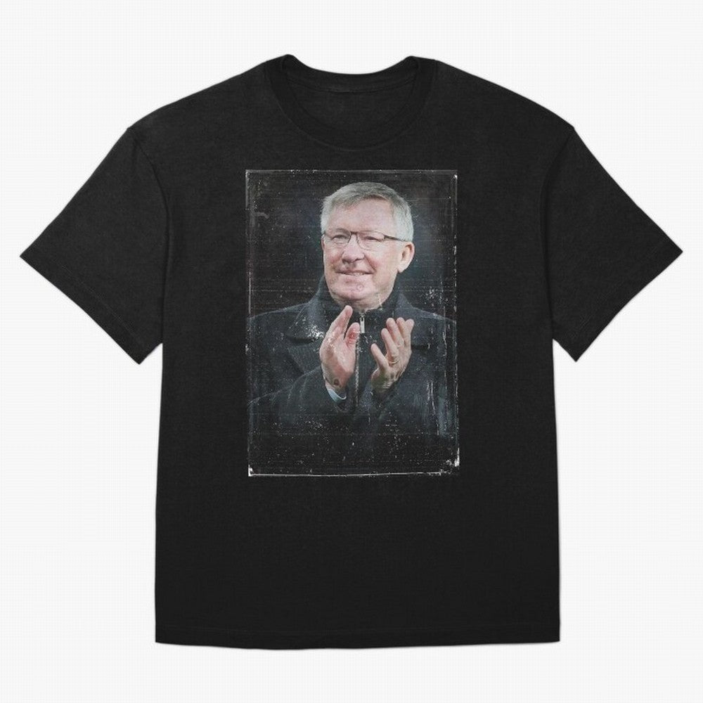 Sir Alex Ferguson Oversized T-Shirt Celebrate Soccer Greatness during Match Day Hype around FIFA World Cup 2026 Group Stage, Messi and Cristiano Ronaldo, Brazil, Portugal and Argentina, Retro Football Energy, Iconic Rivalries, Trophy Chase Drama