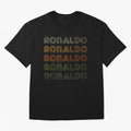 Love Heart Ronaldo Tee GrungeVintage Style Black Ronaldo Oversized T-Shirt Bring Match Day Fire to the FIFA World Cup 2026 Journey through Haaland Highlights, Netherlands Pride, Stadium Memories, Football Loyalty, International Chants and