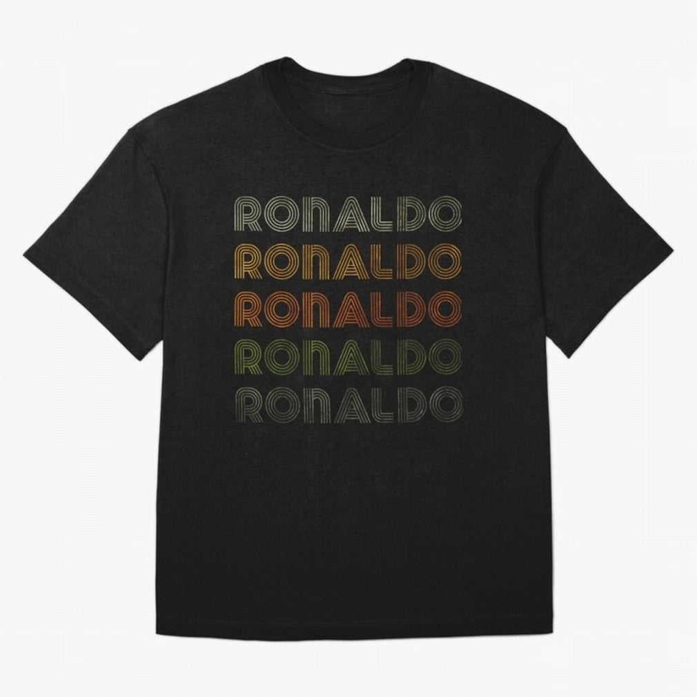 Love Heart Ronaldo Tee GrungeVintage Style Black Ronaldo Oversized T-Shirt Bring Match Day Fire to the FIFA World Cup 2026 Journey through Haaland Highlights, Netherlands Pride, Stadium Memories, Football Loyalty, International Chants and