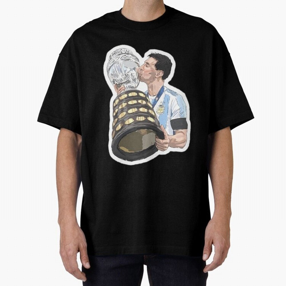 Messi and World Cup Oversized T-Shirt Join the FIFA World Cup 2026 Group Stage Journey through Neymar Highlights, Spain Pride, Tournament Hype, Historic Matchups, Family Viewing Parties and Global Sports Pride; Made for Die Hard Supporters, Soccer