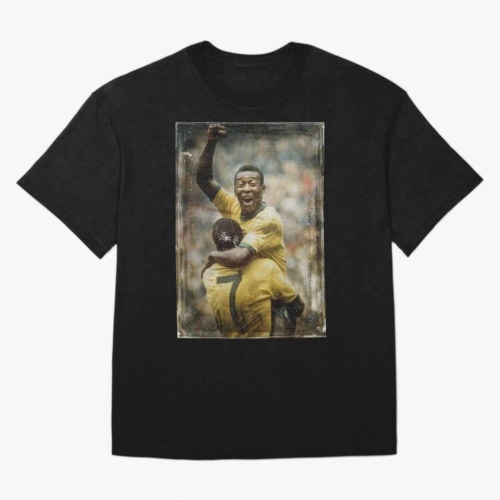Pele Celebration Vintage Oversized T-Shirt Celebrate the Biggest Stage of the FIFA World Cup 2026 Group Stage Journey through Neymar Highlights, England and Germany Pride, Sports Nostalgia, International Competition, Famous Players and
