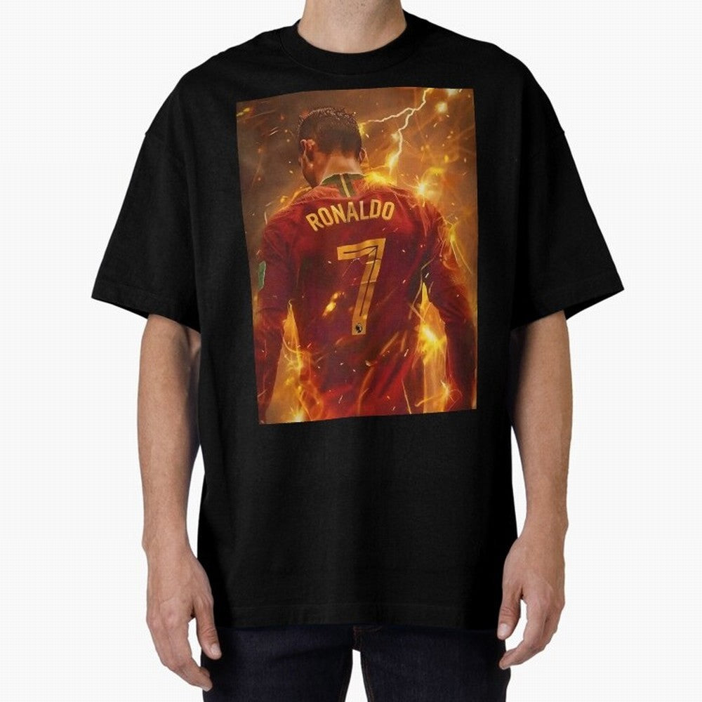 CR7 Christiano Ronaldo Oversized T-Shirt Relive the Noise and Pride of the FIFA World Cup 2026 USA Canada Mexico Journey through Cristiano Ronaldo Highlights, Netherlands Pride, Sports Nostalgia, International Competition, Famous Players and