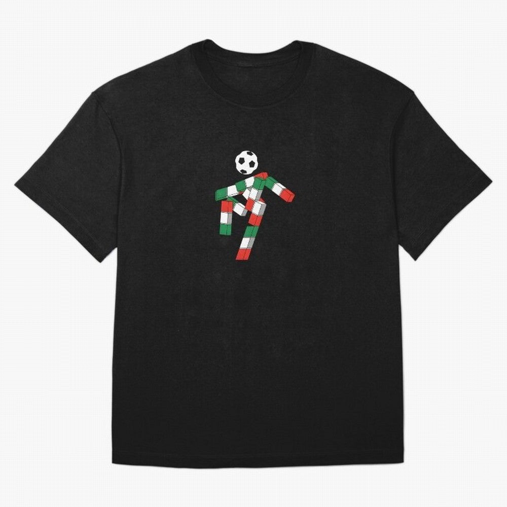 Ciao - World Cup 90' Mascote Logo Oversized T-Shirt Support the Legends of Global Football Passion for FIFA World Cup 2026, Inspired by CR7, Spain, Football Festival Excitement, Trophy Ambitions, Country Rivalries and Star Player Buzz; Built for