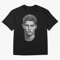 Ronaldo drawing 2008 Oversized T-Shirt Follow the Road to FIFA World Cup 2026 Featuring Cristiano Ronaldo, Haaland and CR7, England, France and Netherlands Energy, Goal Celebration Energy, Supporter Heritage, Football Icons and Worldwide Tournament
