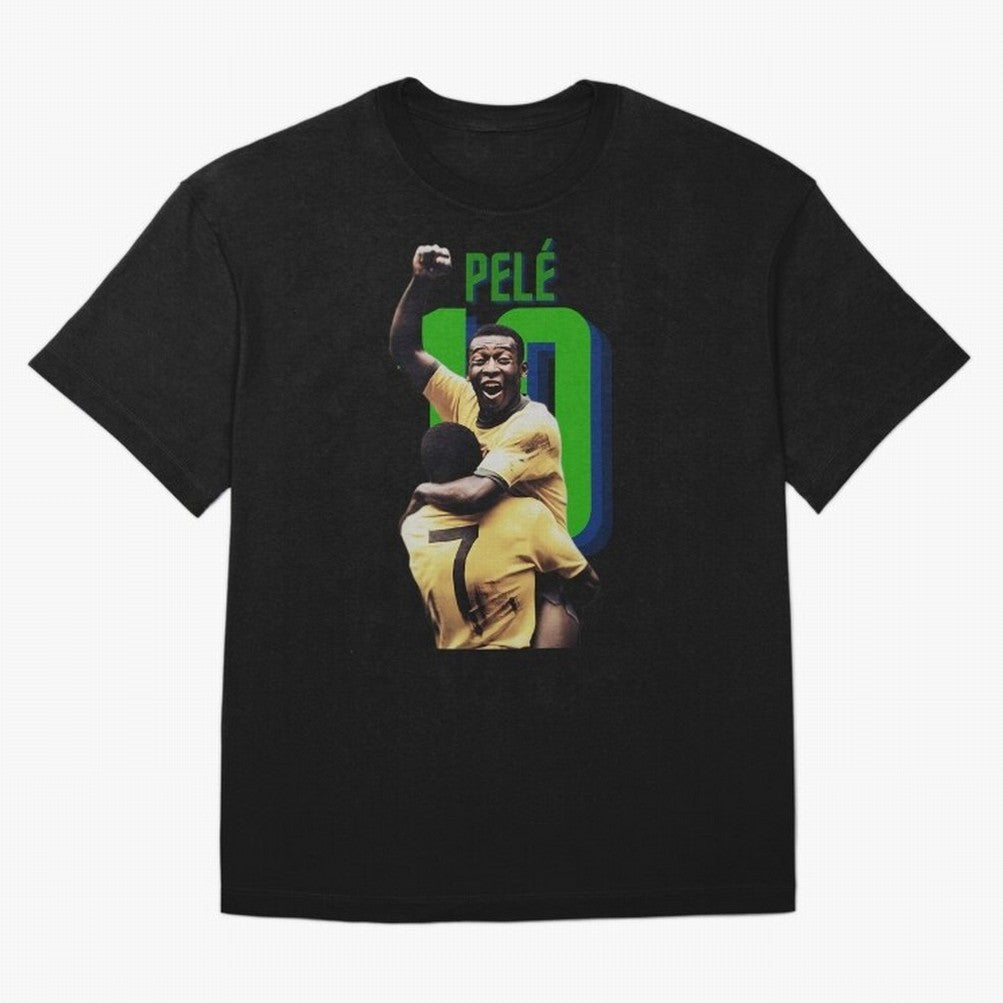 Pele 10 Oversized T-Shirt Embrace FIFA World Cup 2026 for Fans of Neymar, Haaland and Cristiano Ronaldo and Netherlands, Bringing Vintage Soccer Flavor, Modern Football Stars, National Flags and Final Night Emotion; Created for Match Day Parties,