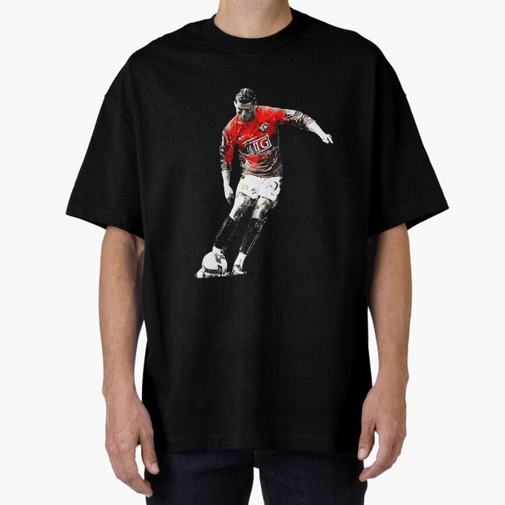 CR7 Artwork For Soccer Fans Gift For Football Lovers Oversized T-Shirt Create the FIFA World Cup 2026 Group Stage Journey through Cristiano Ronaldo Highlights, Brazil Pride, Stadium Memories, Football Loyalty, International Chants and Championship