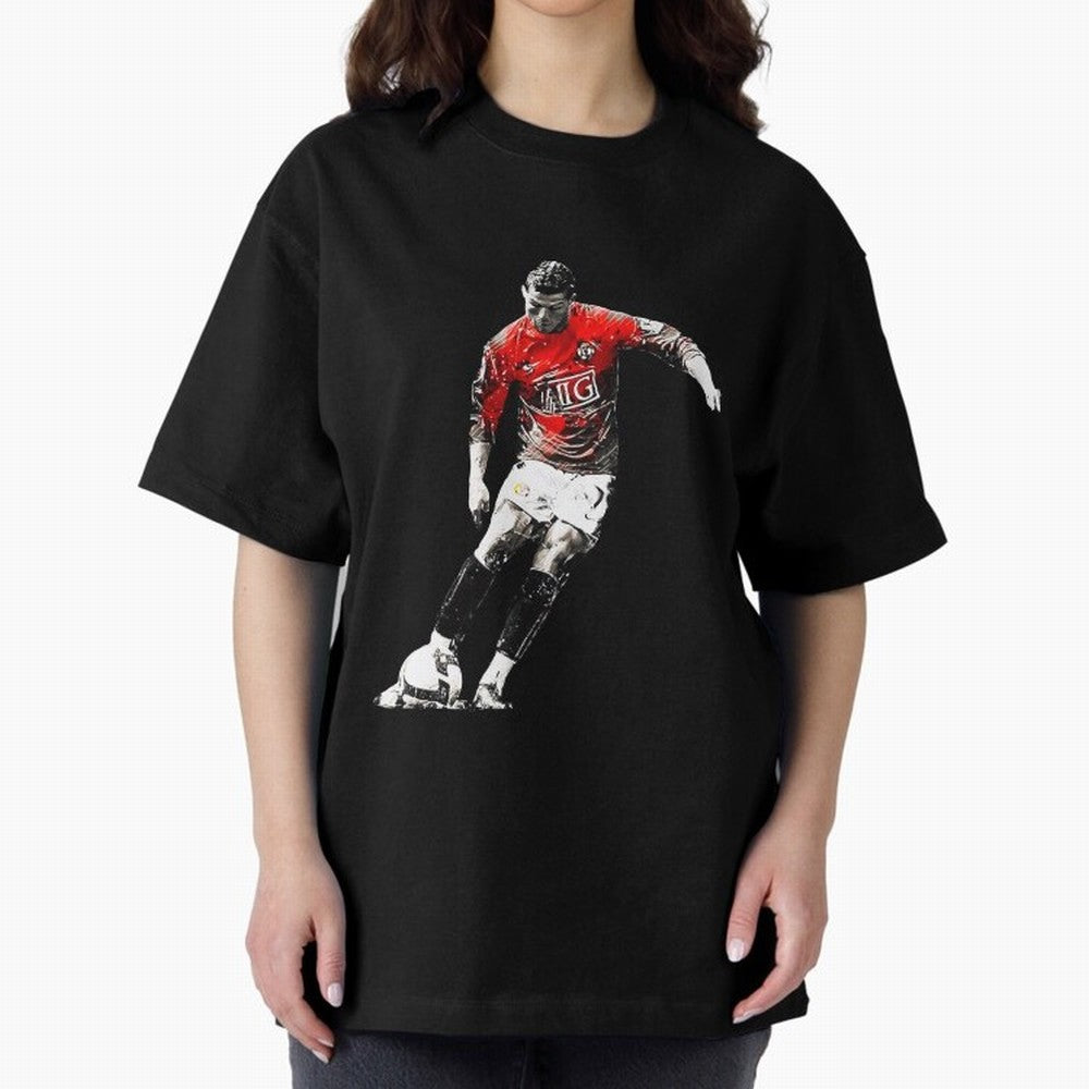 CR7 Artwork For Soccer Fans Gift For Football Lovers Oversized T-Shirt Create the FIFA World Cup 2026 Group Stage Journey through Cristiano Ronaldo Highlights, Brazil Pride, Stadium Memories, Football Loyalty, International Chants and Championship