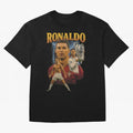 Ronaldo Champion Victory Design For Football Fans Gift For Soccer Supporters Oversized T-Shirt Make Game Day About Match Day Hype around FIFA World Cup 2026, Haaland and Mbappe, Argentina, Football History, Final Match Energy, Crowd Noise and Once