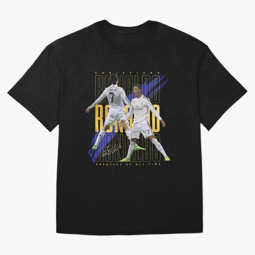 Ronaldo Soccer Legend Design For Football Fans Gift For Sports Enthusiasts Oversized T-Shirt Join Supporters Worldwide for FIFA World Cup 2026 USA Canada Mexico Spirit, with Spain, Neymar, Football History, Final Match Energy, Crowd Noise and Once