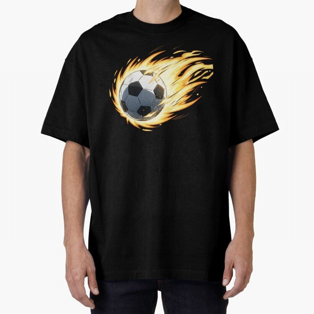 Soccer anime Oversized T-Shirt Celebrate Supporters United by the FIFA World Cup 2026 Group Stage Journey through Haaland and Mbappe Highlights, Spain Pride, Soccer Culture, Superstar Moments, National Team Dreams and Competitive Fire; Ideal for