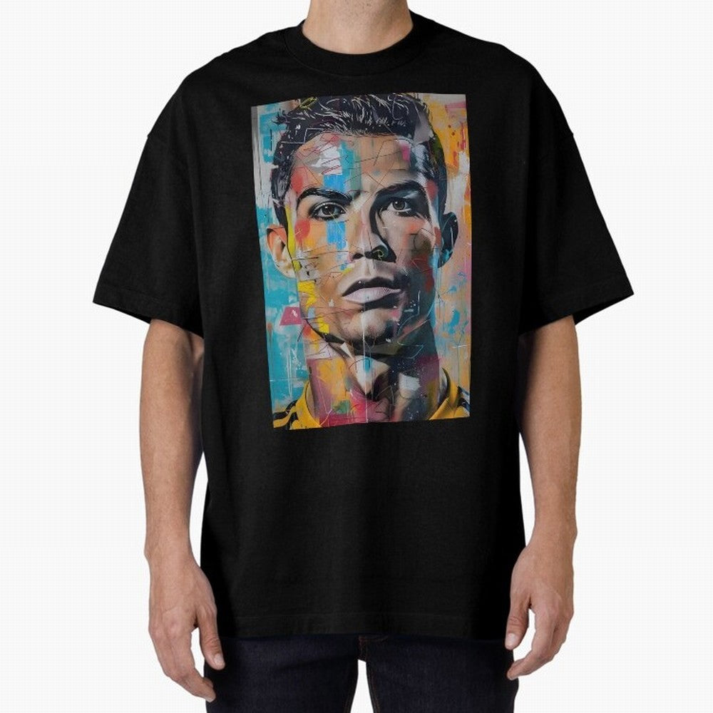 Christiano Ronaldo Oversized T-Shirt Bring Champion Energy into FIFA World Cup 2026 Group Stage with Haaland, Brazil Energy, Stadium Chants, National Pride, Trophy Dreams and Unforgettable Football Memories; Perfect for People Who Love Argentina,