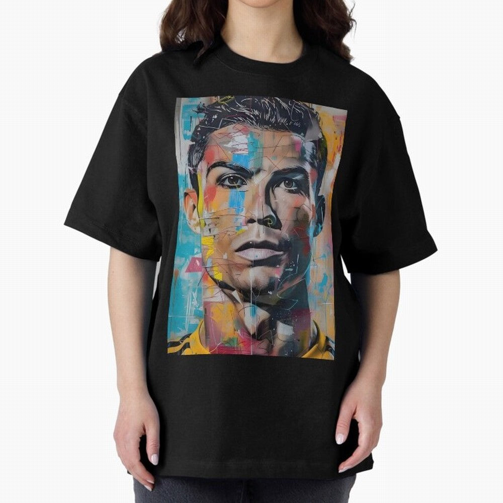 Christiano Ronaldo Oversized T-Shirt Bring Champion Energy into FIFA World Cup 2026 Group Stage with Haaland, Brazil Energy, Stadium Chants, National Pride, Trophy Dreams and Unforgettable Football Memories; Perfect for People Who Love Argentina,