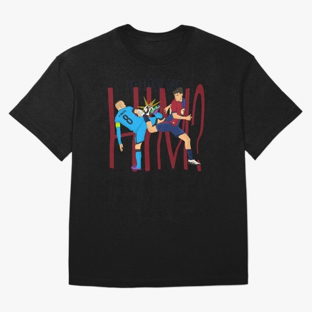 Iniesta and pedri the past and present Oversized T-Shirt Feel Match Day Hype around FIFA World Cup 2026 USA Canada Mexico, Mbappe, Brazil, Goal Celebration Energy, Supporter Heritage, Football Icons and Worldwide Tournament Joy; Ideal for Fans Who