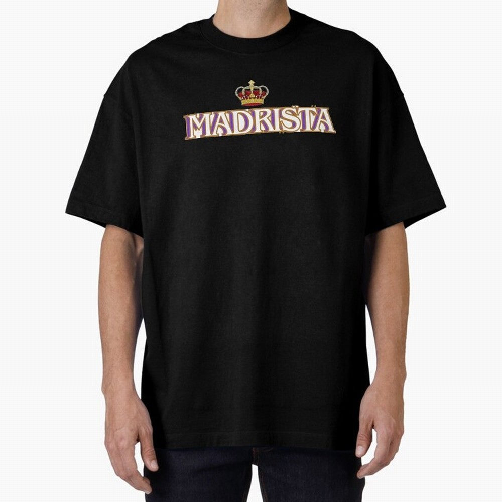 Madrista - Real Madrid Oversized T-Shirt Back the Journey through the FIFA World Cup 2026 Journey through Cristiano Ronaldo Highlights, Argentina, France and Brazil Pride, Fan Favorite Moments, National Team Passion, Big Match Drama and Soccer
