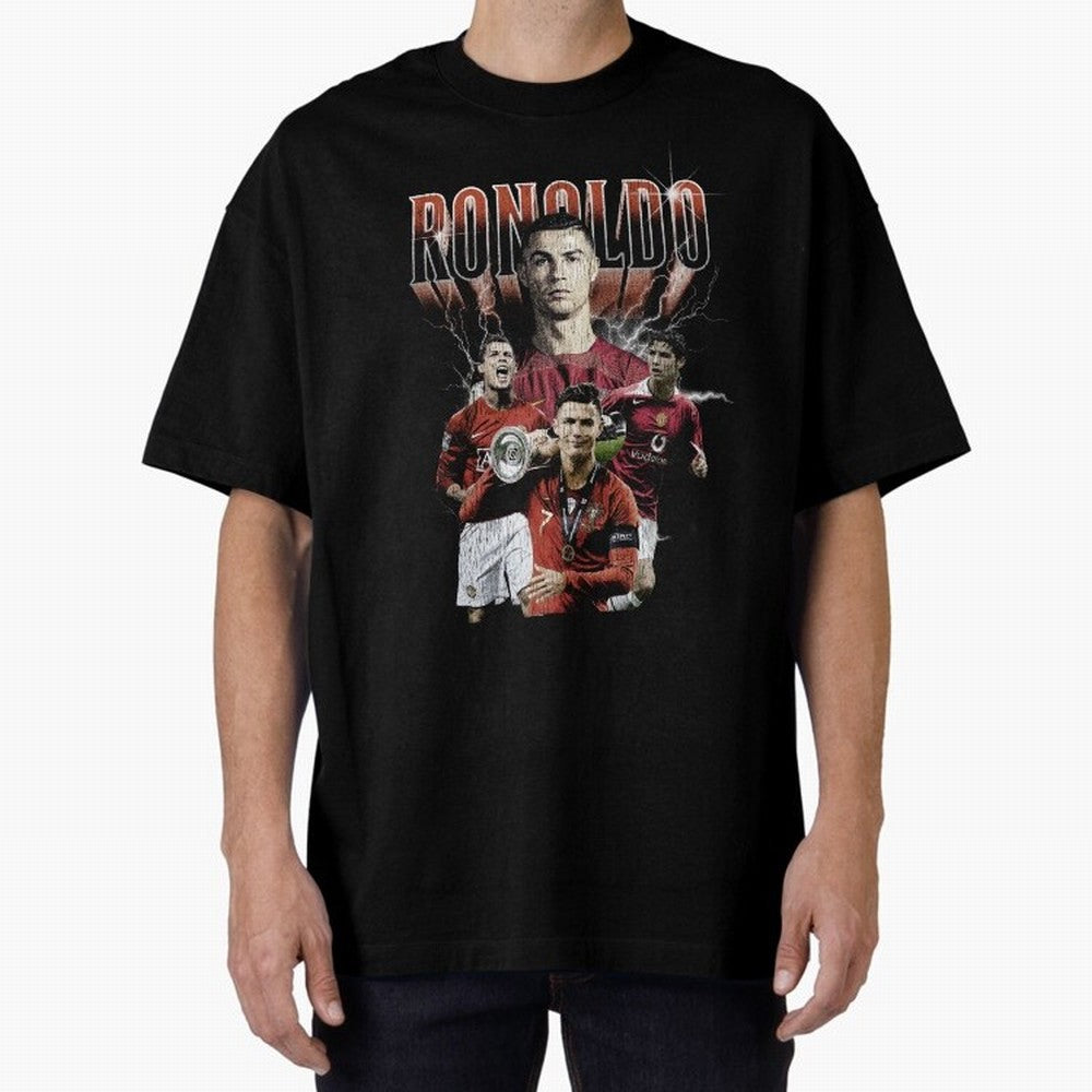 CR7 Vintage T-Shirt Oversized T-Shirt Bring Stadium Energy to FIFA World Cup 2026 USA Canada Mexico for Fans of Haaland and Mbappe and France, Bringing Global Supporter Spirit, Legendary Goals, National Colors and Tournament Celebration; Perfect