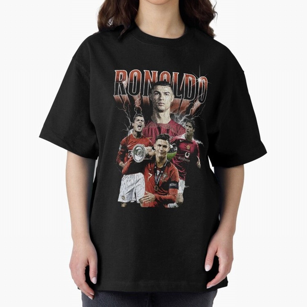 CR7 Vintage T-Shirt Oversized T-Shirt Bring Stadium Energy to FIFA World Cup 2026 USA Canada Mexico for Fans of Haaland and Mbappe and France, Bringing Global Supporter Spirit, Legendary Goals, National Colors and Tournament Celebration; Perfect