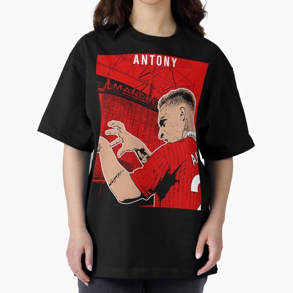 Antony Oversized T-Shirt Bring World Football Passion into Global Football Passion for FIFA World Cup 2026 USA Canada Mexico, Capturing Cristiano Ronaldo, England and Germany, Stadium Memories, Football Loyalty, International Chants and