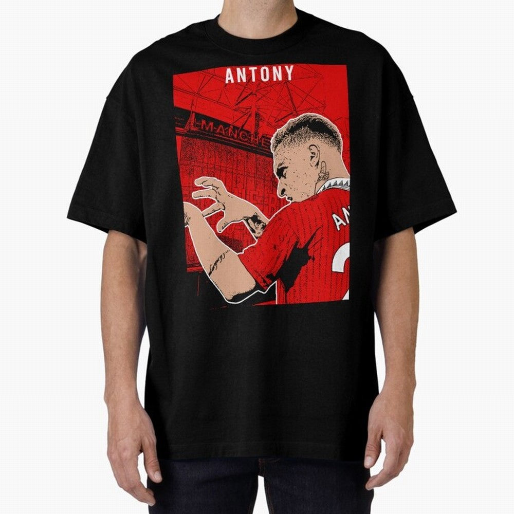 Antony Oversized T-Shirt Bring World Football Passion into Global Football Passion for FIFA World Cup 2026 USA Canada Mexico, Capturing Cristiano Ronaldo, England and Germany, Stadium Memories, Football Loyalty, International Chants and