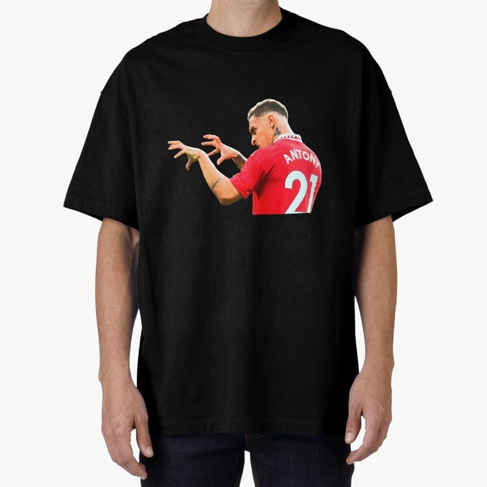 Antony Oversized T-Shirt Bring Match Day Fire to FIFA World Cup 2026 USA Canada Mexico for Fans of CR7 and Messi and England and Germany, Bringing Match Day Excitement, Supporter Culture, Golden Goals and Global Football Passion; Great for