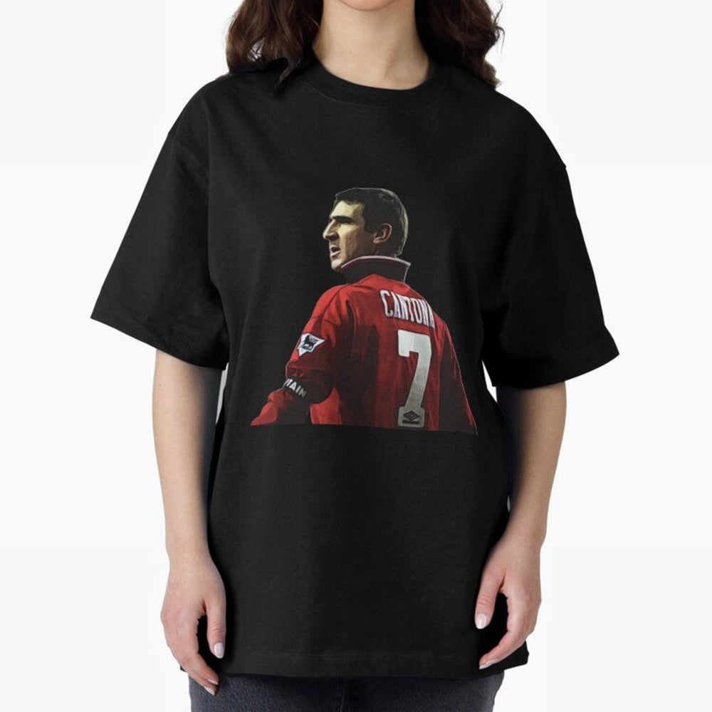 King of Manchester Eric Cantona Oversized T-Shirt Build Global Football Passion for FIFA World Cup 2026 USA Canada Mexico, with Haaland and Mbappe, Argentina and Brazil, Game Day Rituals, Football Legends, Country Pride and the Road to the Final;