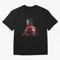 King of Manchester Eric Cantona Oversized T-Shirt Build Global Football Passion for FIFA World Cup 2026 USA Canada Mexico, with Haaland and Mbappe, Argentina and Brazil, Game Day Rituals, Football Legends, Country Pride and the Road to the Final;