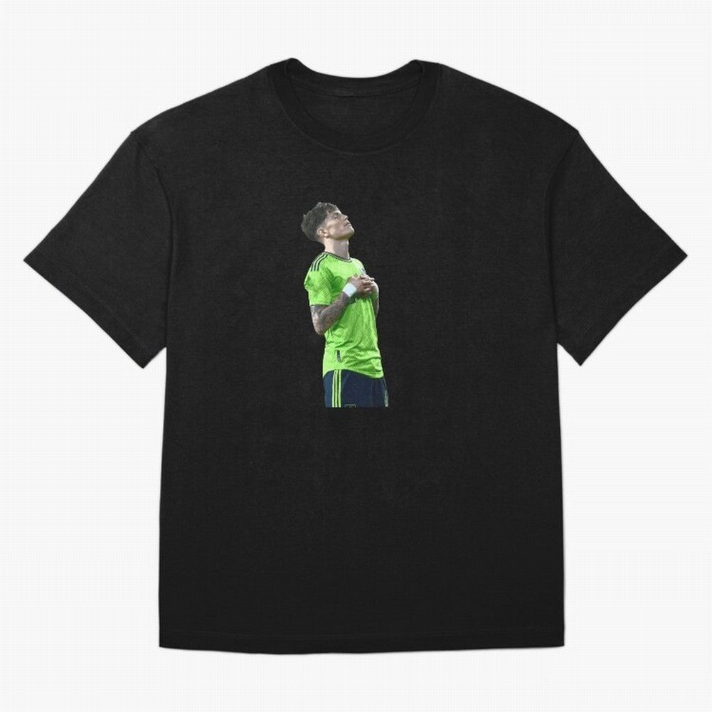 Alejandro Garnacho Oversized T-Shirt Keep Football History Alive during Match Day Hype around FIFA World Cup 2026, Cristiano Ronaldo, Brazil, Supporter Pride, Iconic Celebrations, Legendary Names and Global Match Day Energy; Perfect for People Who
