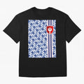 Manchester United 94 Away Jersey Pattern Oversized T-Shirt Join Supporters Worldwide for FIFA World Cup 2026 Group Stage for Fans of Cristiano Ronaldo, Haaland and CR7 and Argentina and Brazil, Bringing Classic Soccer Heritage, Championship