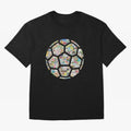 Philately Soccer Ball Oversized T-Shirt Capture Stadium Memories from Match Day Hype around FIFA World Cup 2026 USA Canada Mexico, Messi, Argentina and Brazil, Match Day Excitement, Supporter Culture, Golden Goals and Global Football Passion; Great