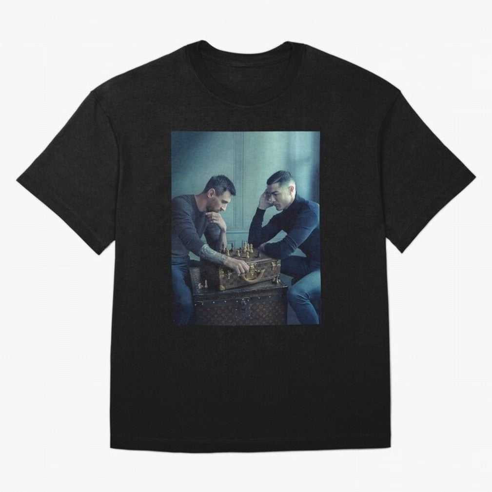 Messi and Ronaldo Chess Shirt, Vintage Lionel Messi Shirt, Lionel Messi Sweatshirt, Messi Hoodie, Retro Messi Hoodie Oversized T-Shirt Fuel the Hype around the FIFA World Cup 2026 Group Stage Journey through Neymar, Haaland and Cristiano Ronaldo
