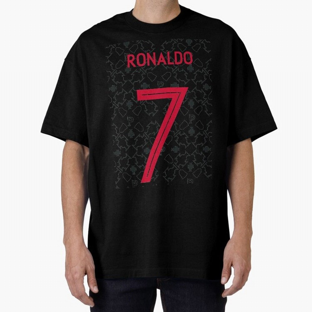 Christiano Ronaldo Portugal Away Jersey 2020 Oversized T-Shirt Join the Global Buzz around the FIFA World Cup 2026 Journey through Haaland Highlights, Brazil, Portugal and Argentina Pride, Vintage Soccer Flavor, Modern Football Stars, National