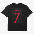 Christiano Ronaldo Portugal Away Jersey 2020 Oversized T-Shirt Join the Global Buzz around the FIFA World Cup 2026 Journey through Haaland Highlights, Brazil, Portugal and Argentina Pride, Vintage Soccer Flavor, Modern Football Stars, National