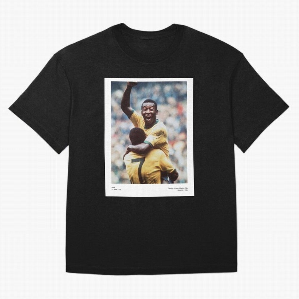 Pele Oversized T-Shirt Follow FIFA World Cup 2026 USA Canada Mexico Featuring Messi and Cristiano Ronaldo, Argentina Energy, Football Passion, Legendary Performances, Festival Vibes and Supporter Community; Ideal for Fans Who Follow Messi,