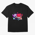 RonaDora chibis Oversized T-Shirt Fuel Your Fan Pride for FIFA World Cup 2026 Spirit, Capturing Argentina and Brazil, CR7, Stadium Chants, National Pride, Trophy Dreams and Unforgettable Football Memories; Ideal for Passionate Fans Who Love