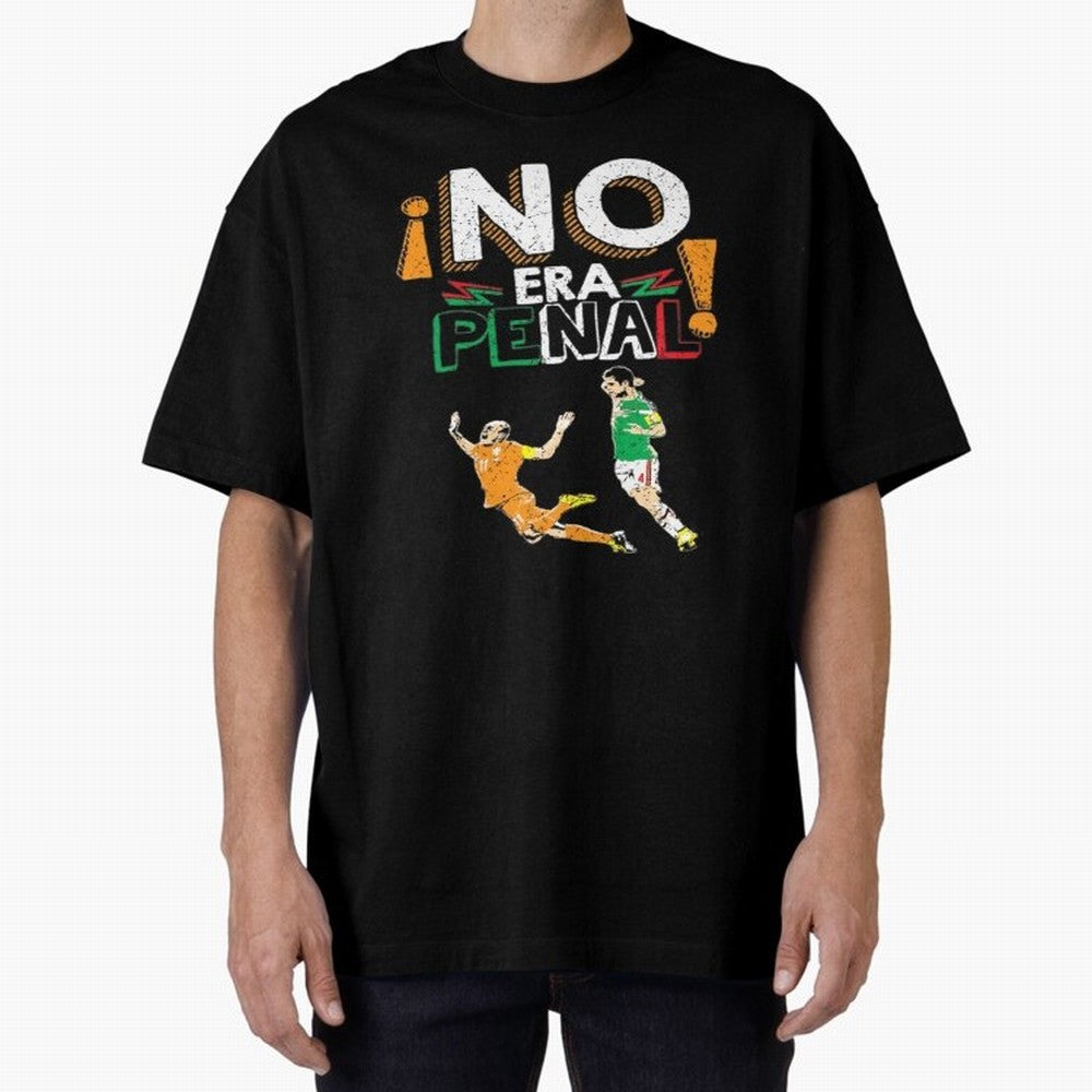 No Era Penal Oversized T-Shirt Celebrate the Biggest Stage of FIFA World Cup 2026 Inspired by Neymar, England, France and Netherlands Energy, Sports Nostalgia, International Competition, Famous Players and Unforgettable Victories; Great for