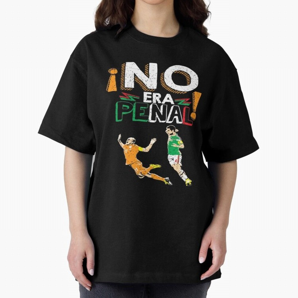 No Era Penal Oversized T-Shirt Celebrate the Biggest Stage of FIFA World Cup 2026 Inspired by Neymar, England, France and Netherlands Energy, Sports Nostalgia, International Competition, Famous Players and Unforgettable Victories; Great for