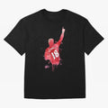 Paul Scholes Manchester United Legend Art Oversized T-Shirt Bring Trophy Dreams to FIFA World Cup 2026 Group Stage Spirit, Centered on Brazil, Portugal and Argentina, Haaland, Vintage Soccer Flavor, Modern Football Stars, National Flags and Final