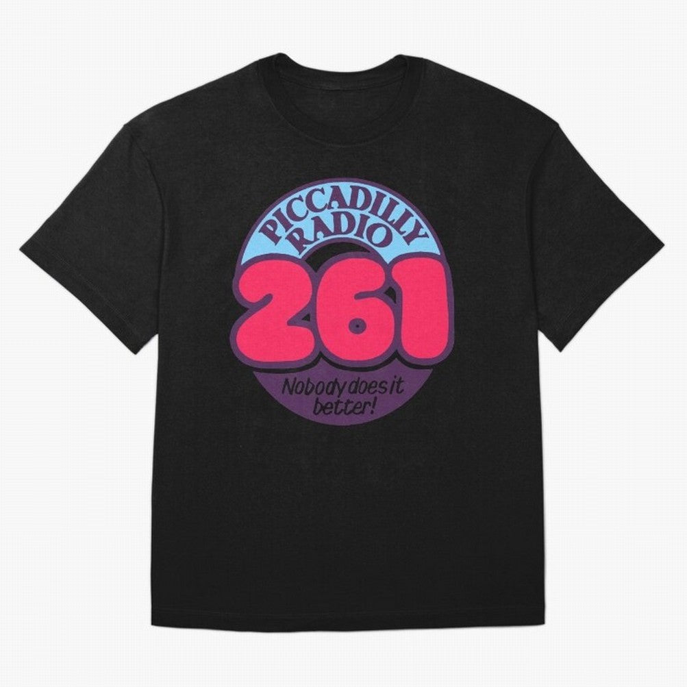 Piccadilly Radio Manchester Oversized T-Shirt Honor the Football Icons of FIFA World Cup 2026 Spirit, Featuring England, Messi, Vintage Soccer Flavor, Modern Football Stars, National Flags and Final Night Emotion; Great for Watch Parties, Sports