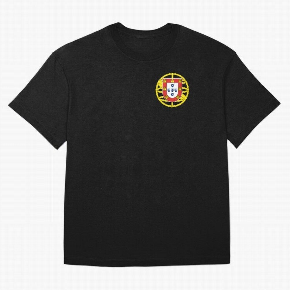 Portugal Coat of Arms Oversized T-Shirt Celebrate National Team Dreams in Global Football Passion for FIFA World Cup 2026, Connected to Messi, Neymar and Mbappe, Portugal, Spain and Germany, Football Passion, Legendary Performances, Festival Vibes