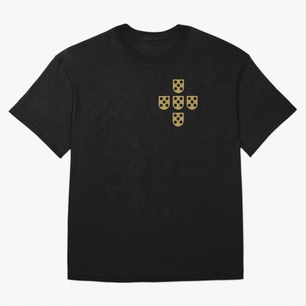 Quinas Portugal Gold B Oversized T-Shirt Support Your Favorite Stars during FIFA World Cup 2026 Group Stage for Fans of CR7 and Portugal, Spain and Germany, Bringing Supporter Pride, Iconic Celebrations, Legendary Names and Global Match Day Energy;