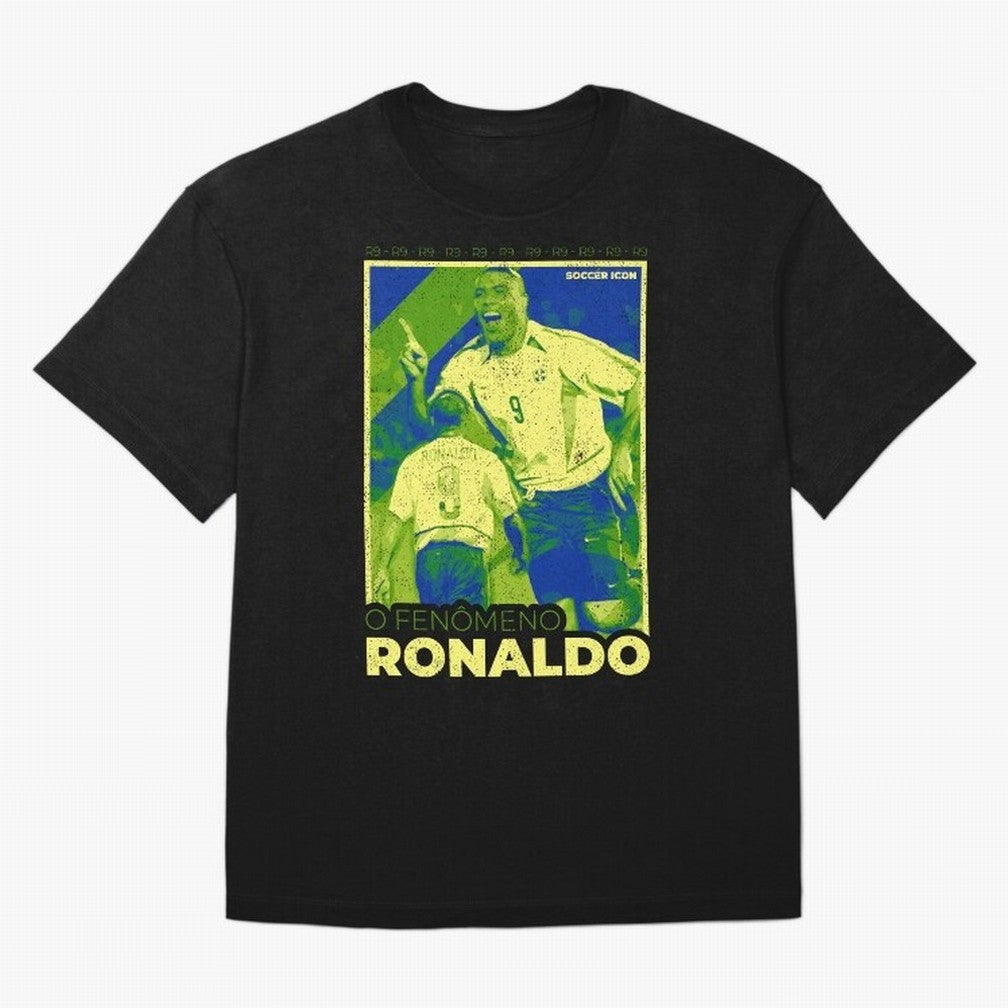 Ronaldo - Street Art - Soccer Icons Oversized T-Shirt Fuel Your Fan Pride for FIFA World Cup 2026 Group Stage for Fans of Messi, Neymar and Mbappe and Netherlands, Bringing Match Day Excitement, Supporter Culture, Golden Goals and Global Football