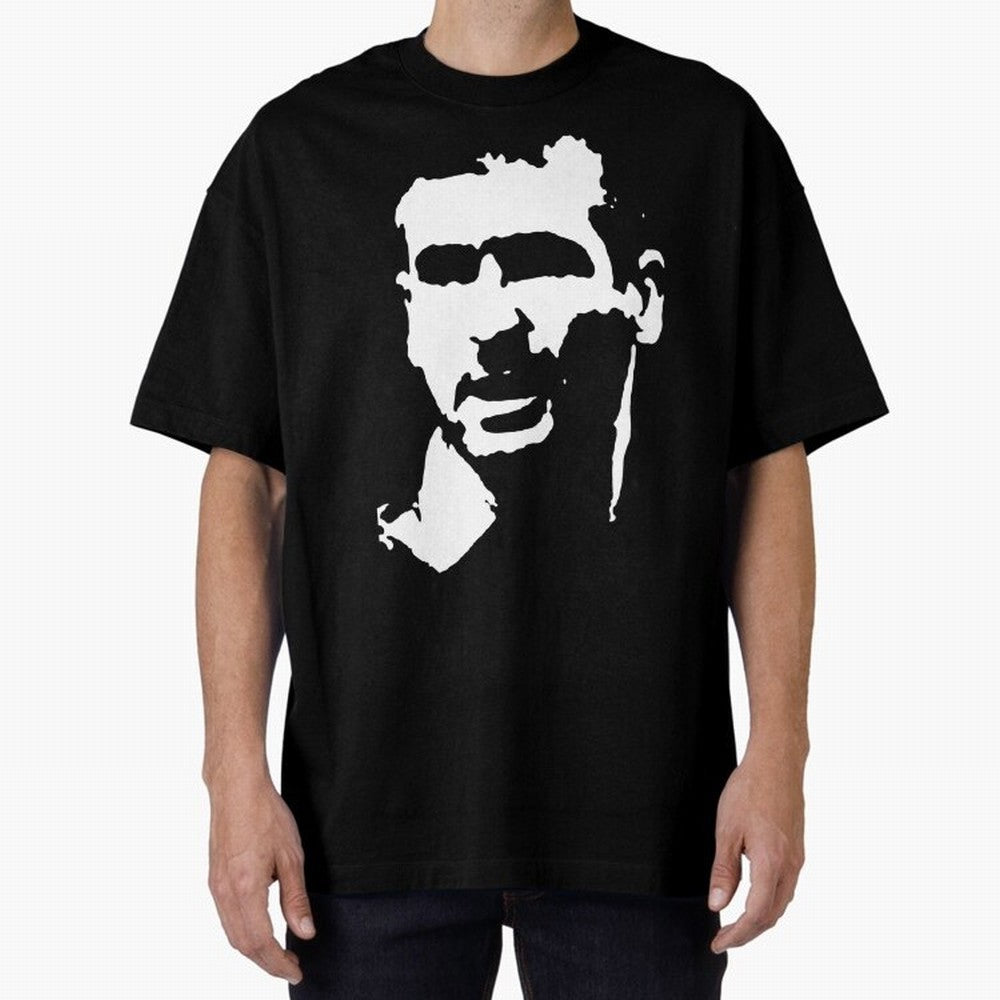 Eric Cantona Manchester Football Legend Oversized T-Shirt Capture Match Day Hype around FIFA World Cup 2026 USA Canada Mexico, Messi, Argentina and Brazil, Game Day Rituals, Football Legends, Country Pride and the Road to the Final; Ideal for