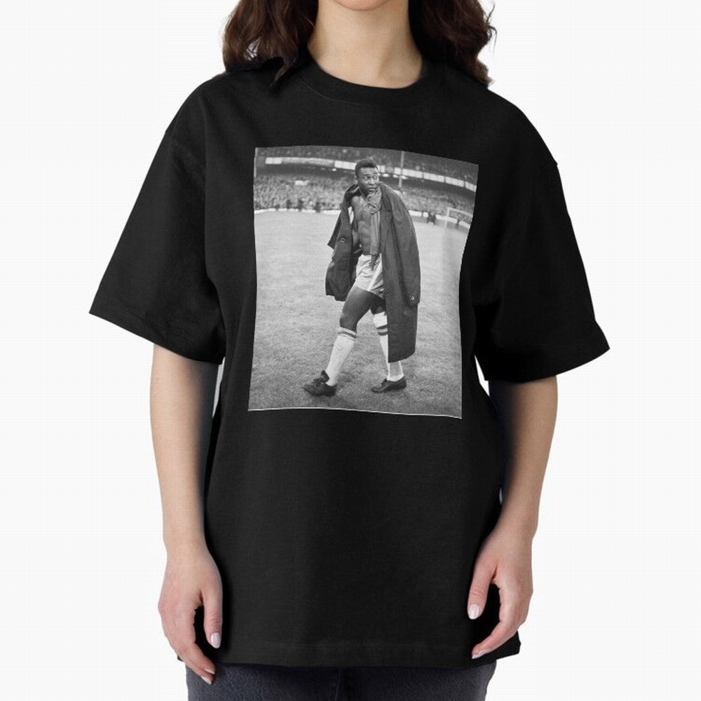 Pele Oversized T-Shirt Celebrate Fan Favorites in FIFA World Cup 2026 USA Canada Mexico Built around Cristiano Ronaldo, Argentina, France and Brazil Energy, Worldwide Fan Energy, Dramatic Goals, Stadium Lights and Championship Celebrations; Ideal