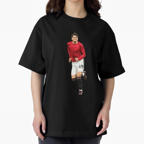 Alejandro Garnacho celebration Oversized T-Shirt Carry the Dream of Match Day Hype around FIFA World Cup 2026 USA Canada Mexico, Messi, Neymar and Mbappe, England and Germany, Vintage Soccer Flavor, Modern Football Stars, National Flags and Final